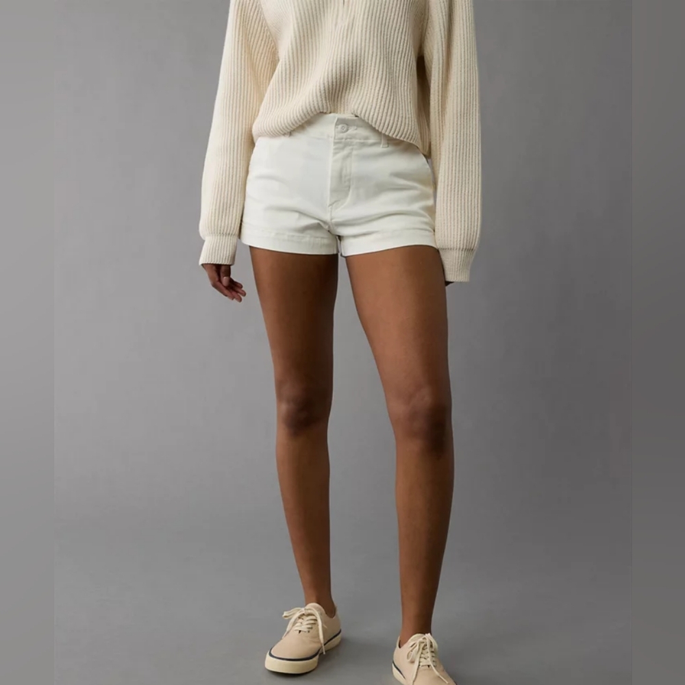American Eagle Stretch HighWaisted Trouser Short Short Size 23W(000)New With Tag